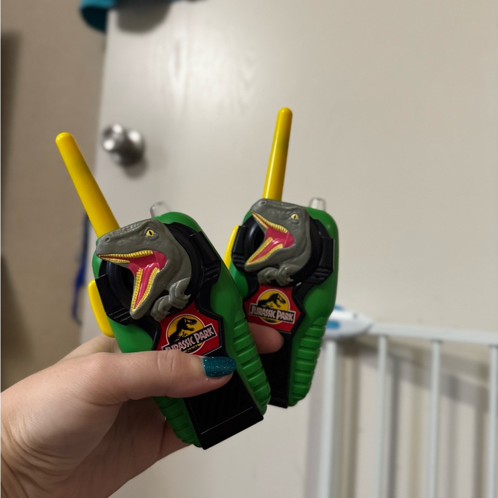 Jurassic Park Dinosaur Walkie Talkies 30th Anniversary